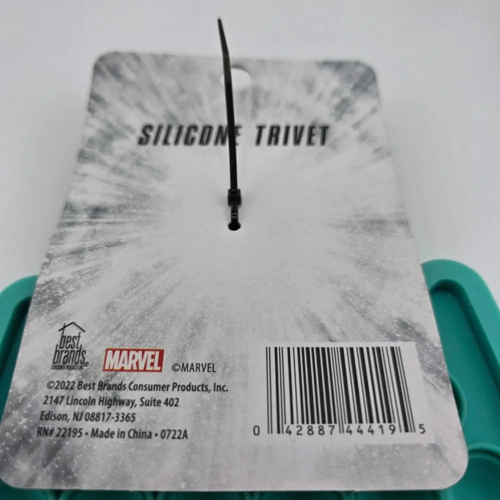 Marvel Wakanda Forever Silicone Trivet Fidget Pop‎ It Toy Teal